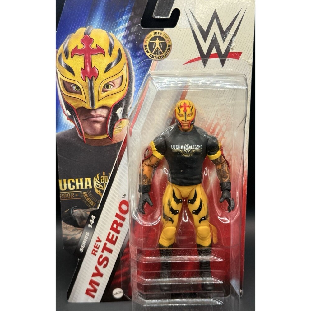 Rey Mysterio WWE Mattel Basic Series 144 Action FIgure NEW Signature Move 619